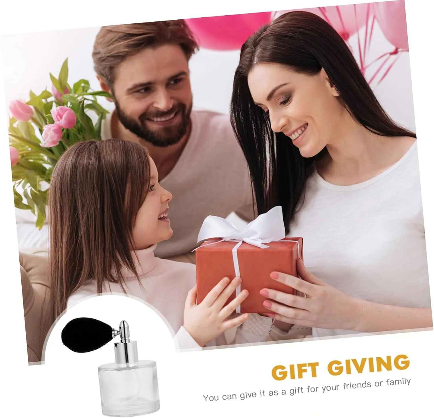 FRCOLOR 2pcs Air Bag Perfume Bottle Portable Coffee Syrups Travel Spray Bottle Scent Mist Dispense Perfume Spray Drink Sprayer Bottle Perfume Atomizer Perfume Glass Bottle Silver