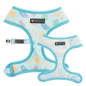 Frenchie - Frenchie Duo Reversible Harness - Pastel Butterfly: M