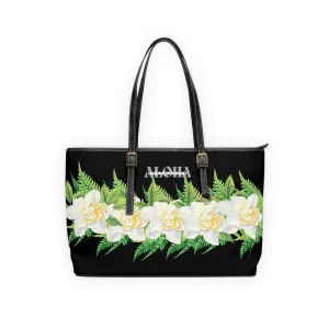Gardenias- Zippered Shoulder Bag
