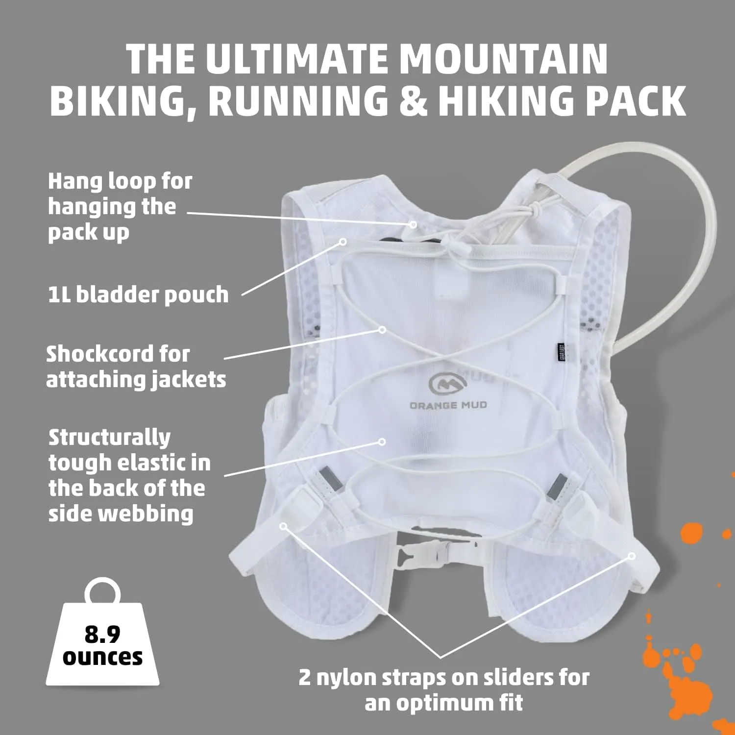 Gear Vest 3.0 - Ideal for Running, Biking, Triathlon