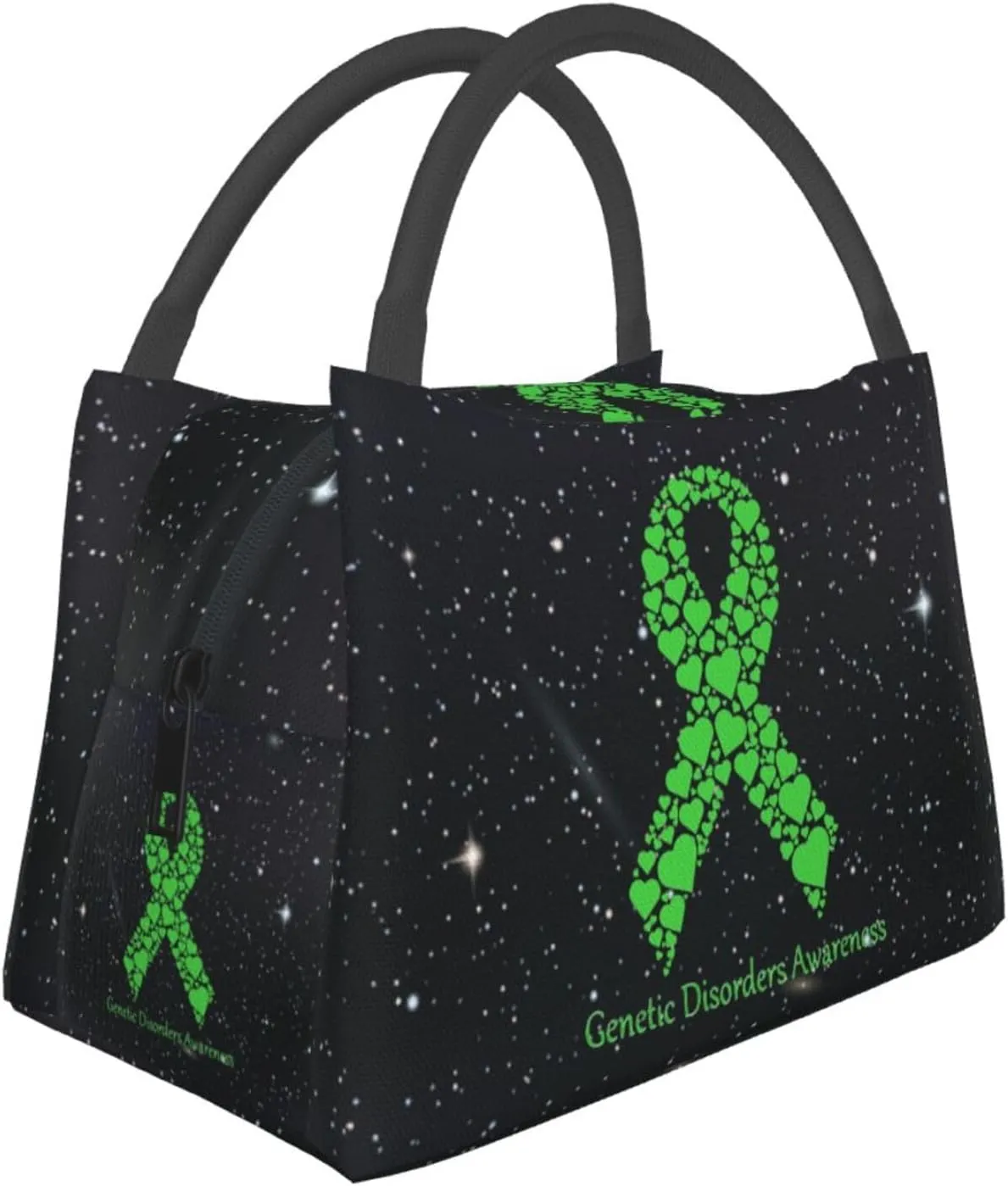 Genetic Disorders Awareness Lunch Box Large Portable Collapsible Insulated Cooler Lunch Tote for Men Women6