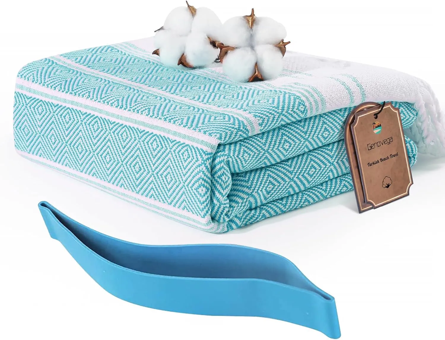 Genovega Turkish Beach Pool Towels Sand Free Packable Unique Happy Birthday Ideas Papa Dad Husband Brother Uncle Grandfather in Law from Wife Son Daughter Kids Expecting Men