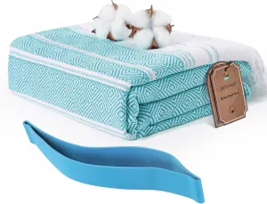 Genovega Turkish Beach Pool Towels Sand Free Packable Unique Happy Birthday Ideas Papa Dad Husband Brother Uncle Grandfather in Law from Wife Son Daughter Kids Expecting Men