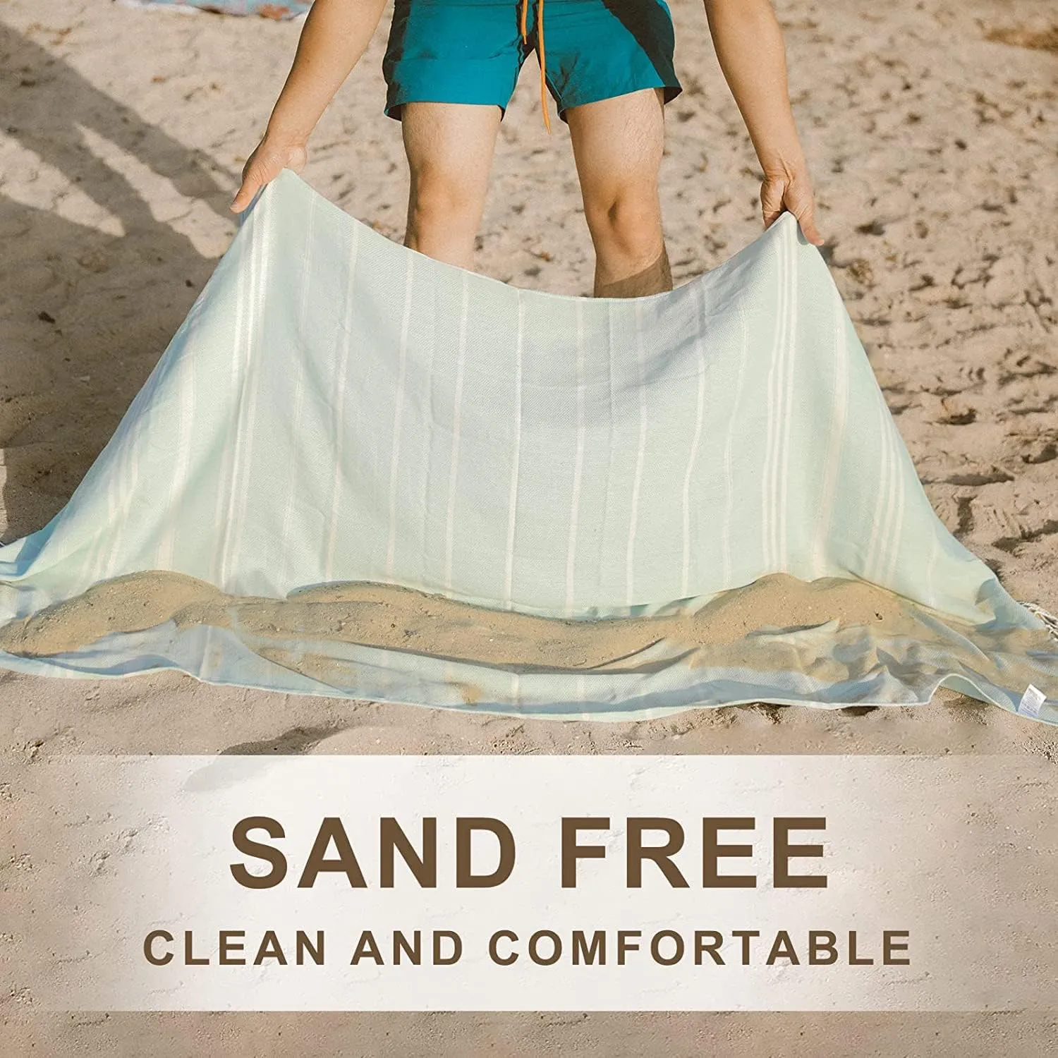 Genovega Turkish Beach Pool Towels Sand Free Packable Unique Happy Birthday Ideas Papa Dad Husband Brother Uncle Grandfather in Law from Wife Son Daughter Kids Expecting Men