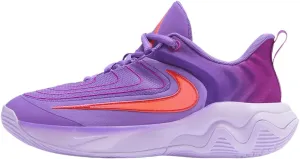 Giannis Immortality 4 Big Kids' Basketball Shoes (FZ6734-500, Black Raspberry/Hot Punch/Hot Fuchsia) Size 5.5