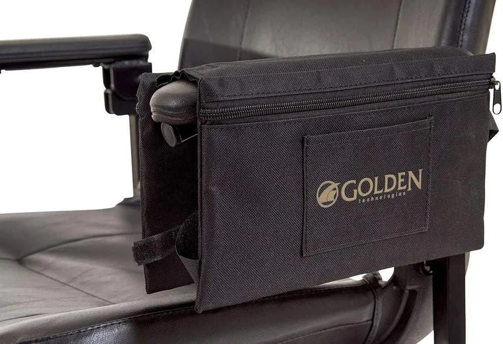 Golden Technologies Mobility Scooter Power Wheelchair Armrest Tote Storage Bag