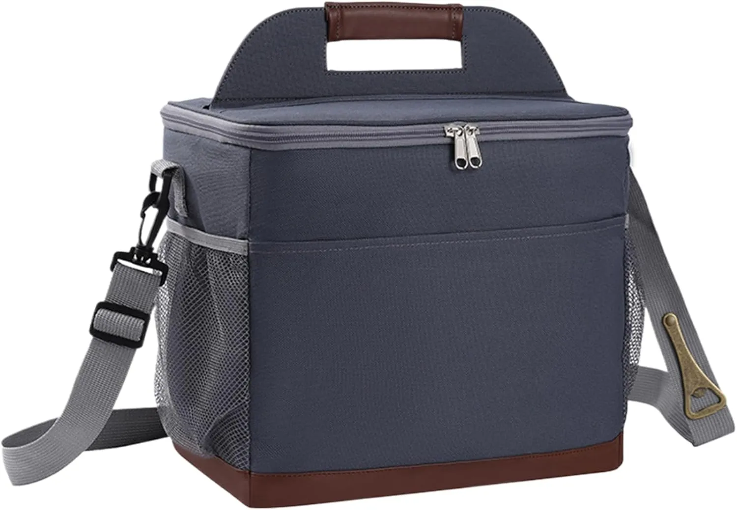 Golf Cart Cooler with Bottle Opener 16L Insulated Bag Leakproof Cooler Bags with Side Pocket Waterproof Zippered Tote/Shoulder Small Ice Chest for Outdoor, Golf Cart Cooler