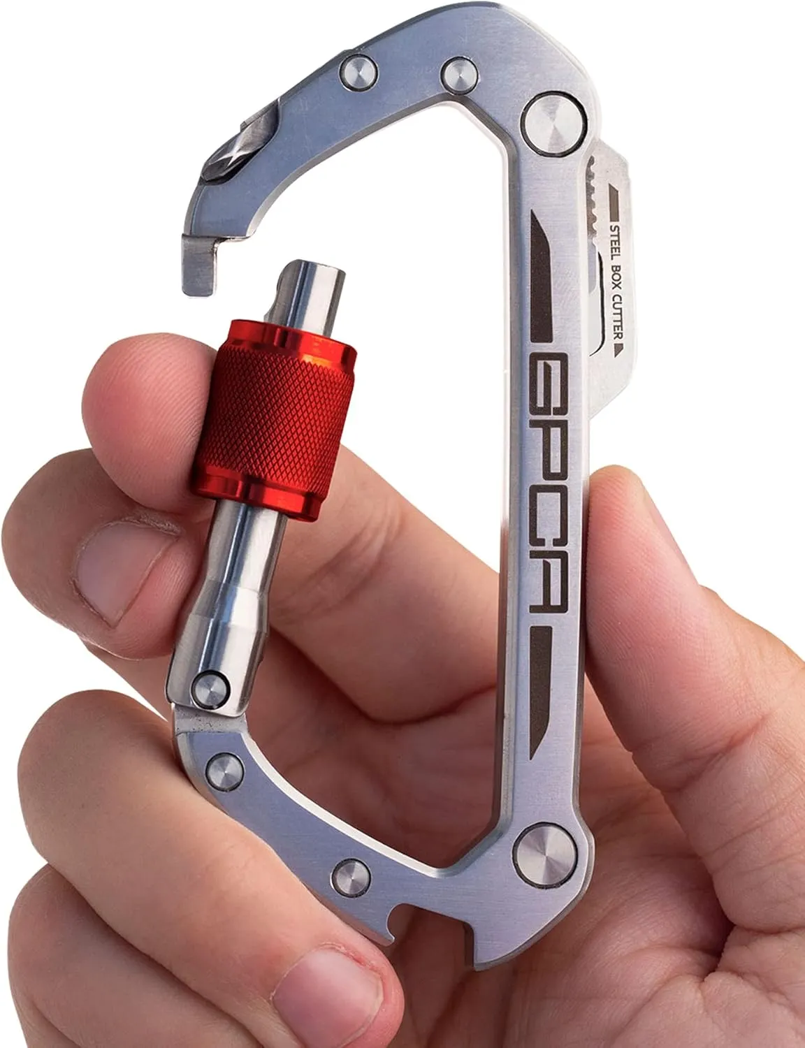 GPCA Carabiner Keychain Clip, Key Organizer, Key Ring, car Key Holder, Multi Tool EDC Gear with Bottle Opener