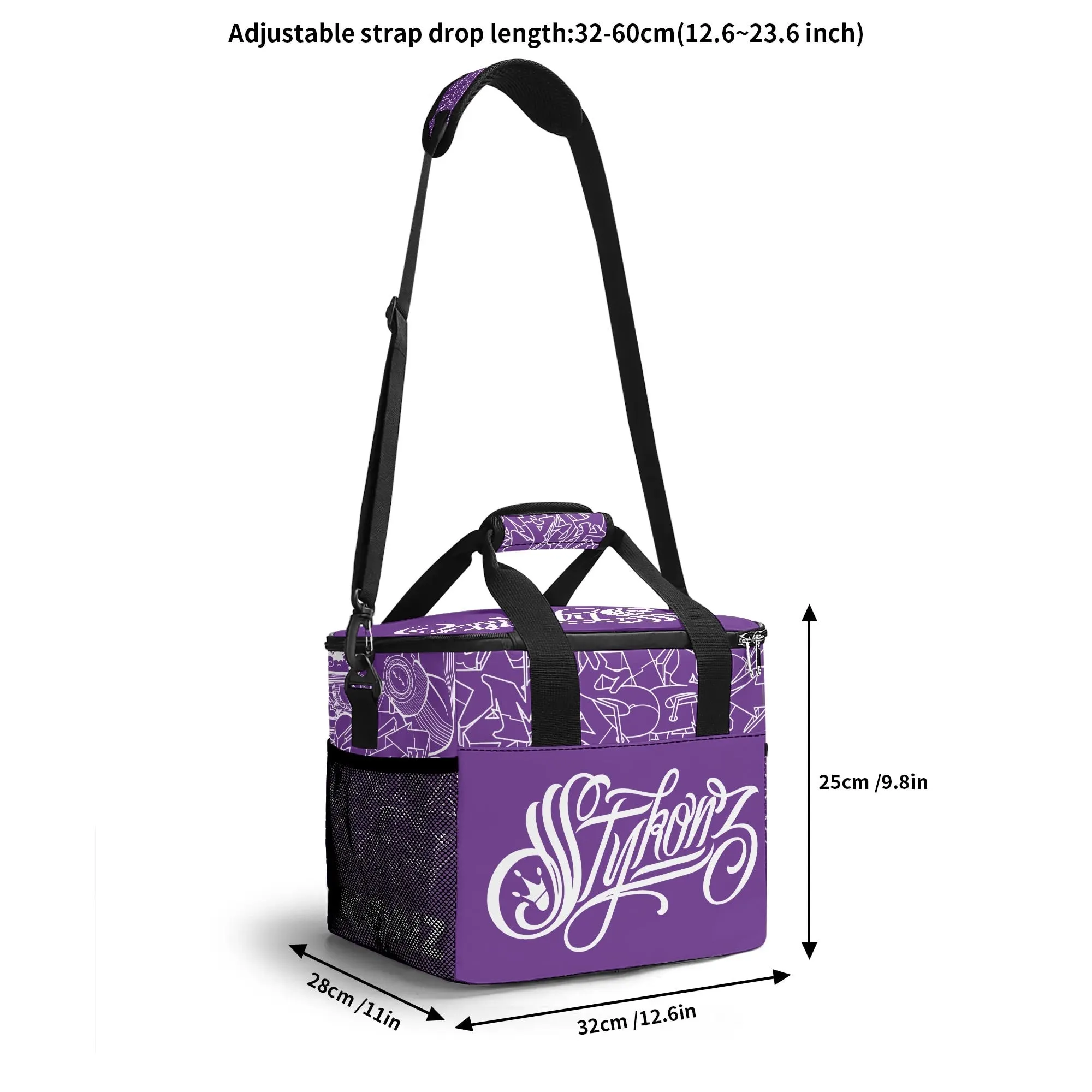 Graffiti Lunch Bag Picnic Bag feat Purpz Stykonz The Train Master