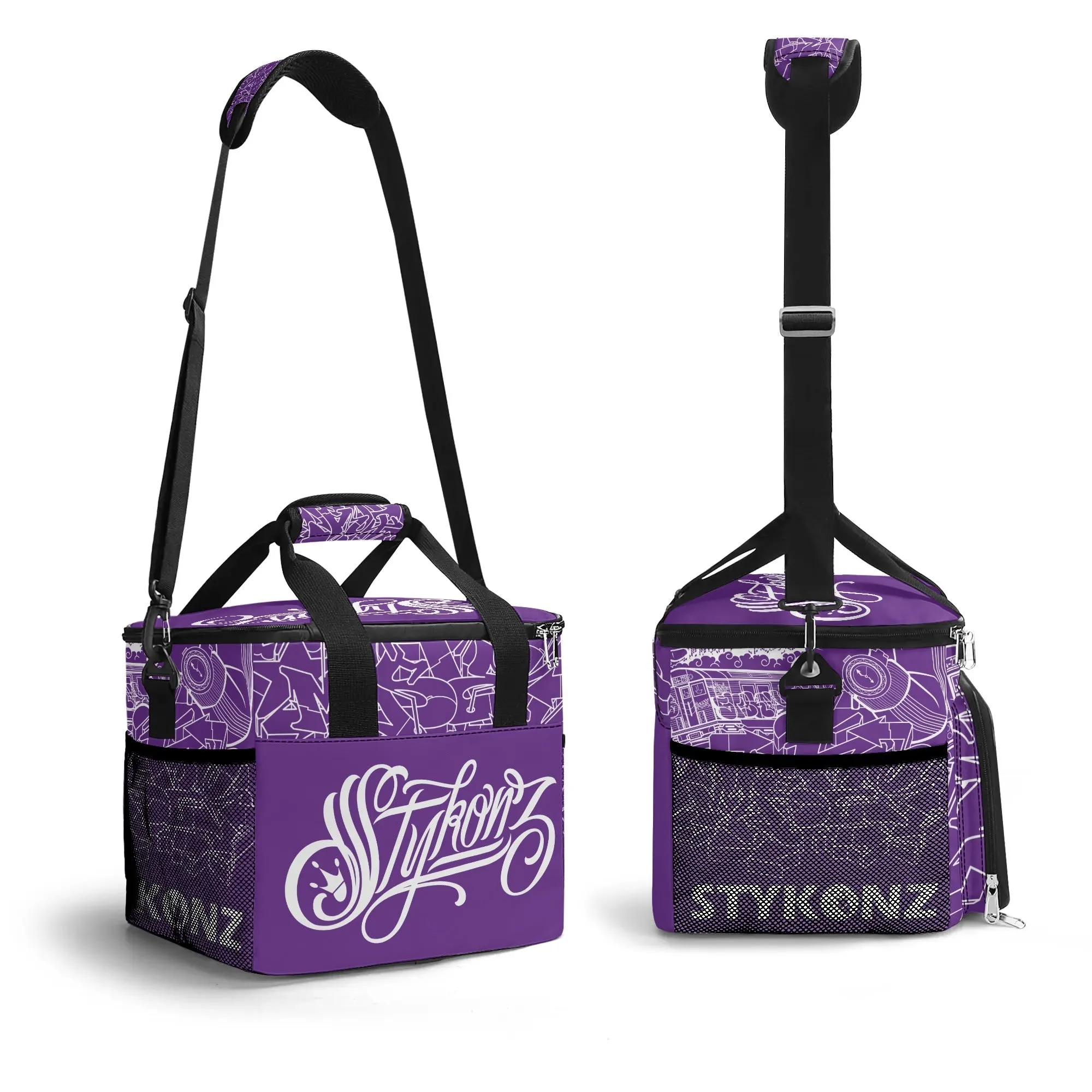Graffiti Lunch Bag Picnic Bag feat Purpz Stykonz The Train Master