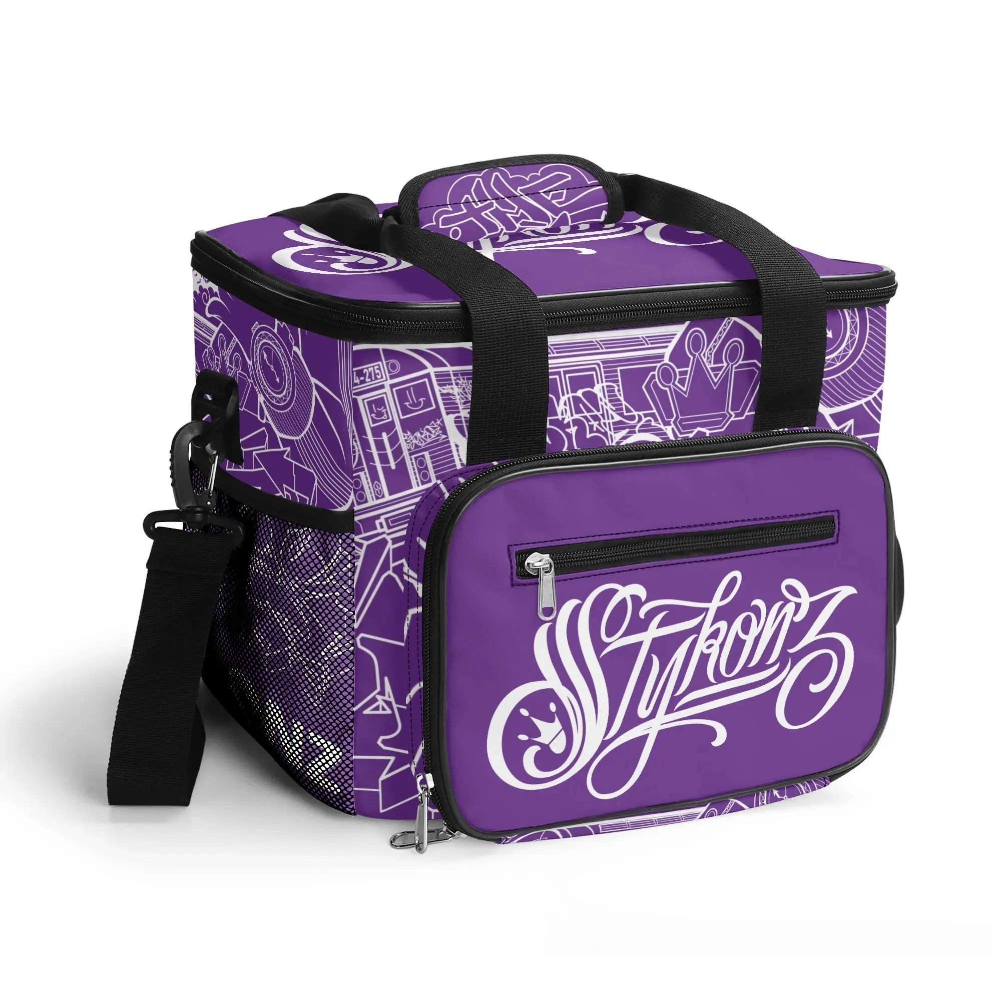 Graffiti Lunch Bag Picnic Bag feat Purpz Stykonz The Train Master
