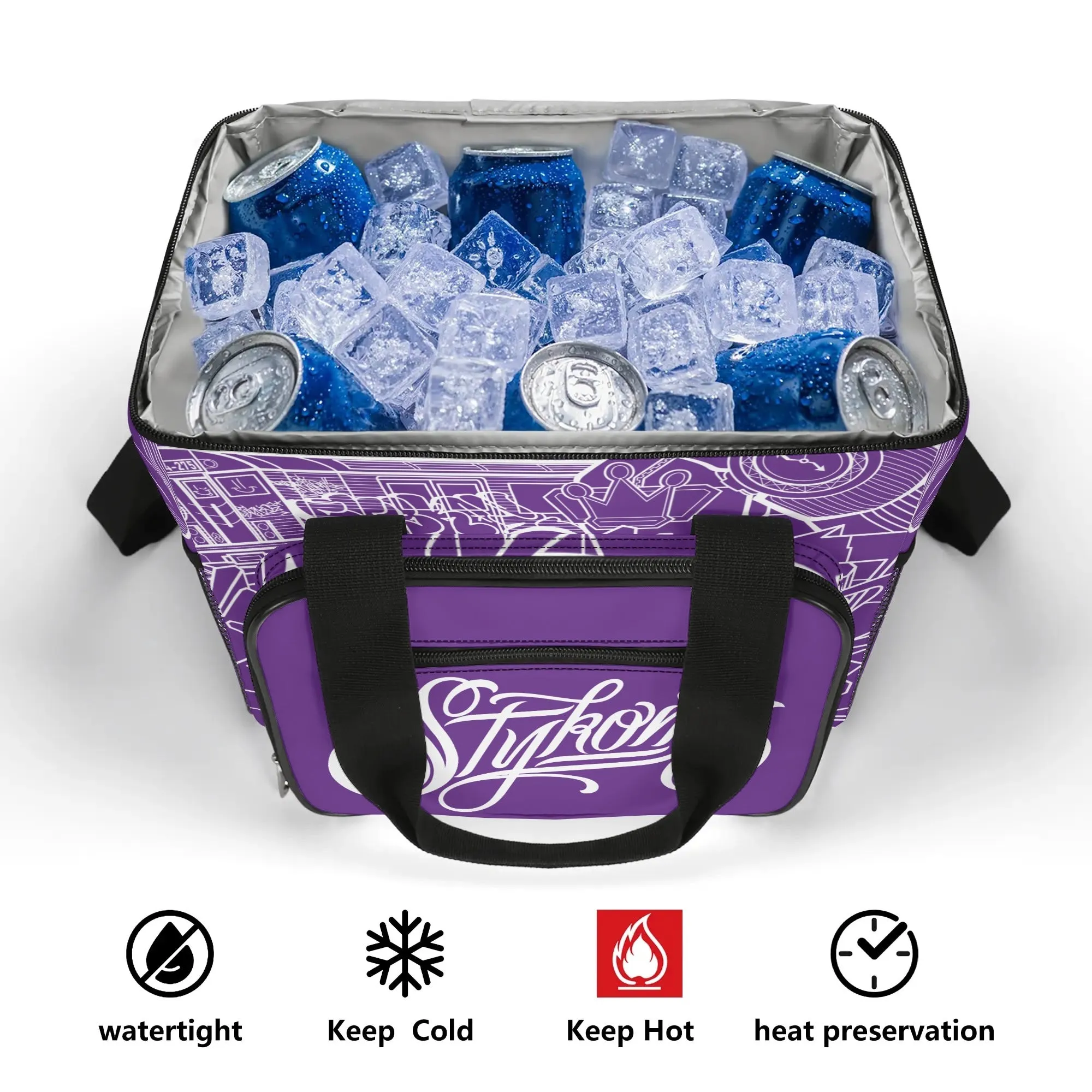 Graffiti Lunch Bag Picnic Bag feat Purpz Stykonz The Train Master