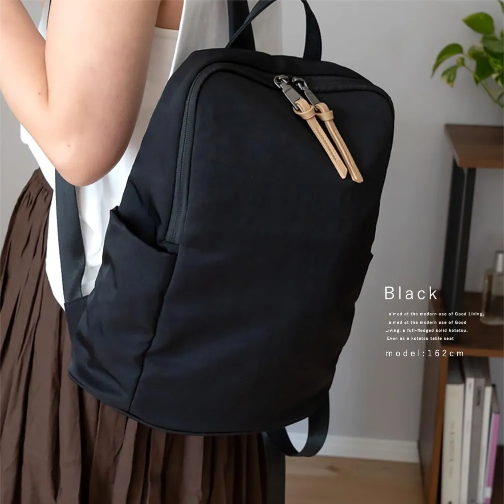 Gratante] Nylon Multifunctional Backpack Women's Commuting Backpack abb-g0007 (black)