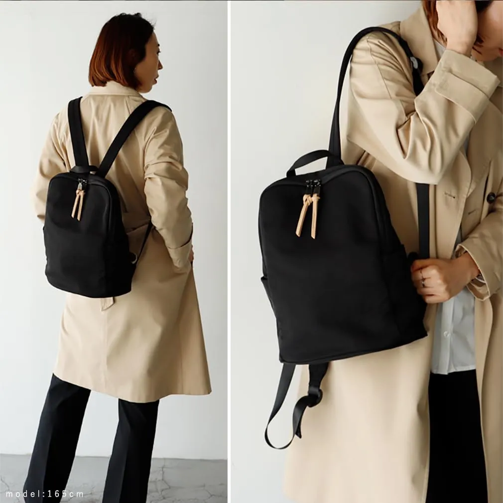 Gratante] Nylon Multifunctional Backpack Women's Commuting Backpack abb-g0007 (black)