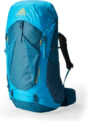 Gregory Amber 68L Women's Dayhiking/Backpacking Pack, with Breathable Backpanel and Comfort 3d Waistbelt, One Size Fits All, Coral Blue