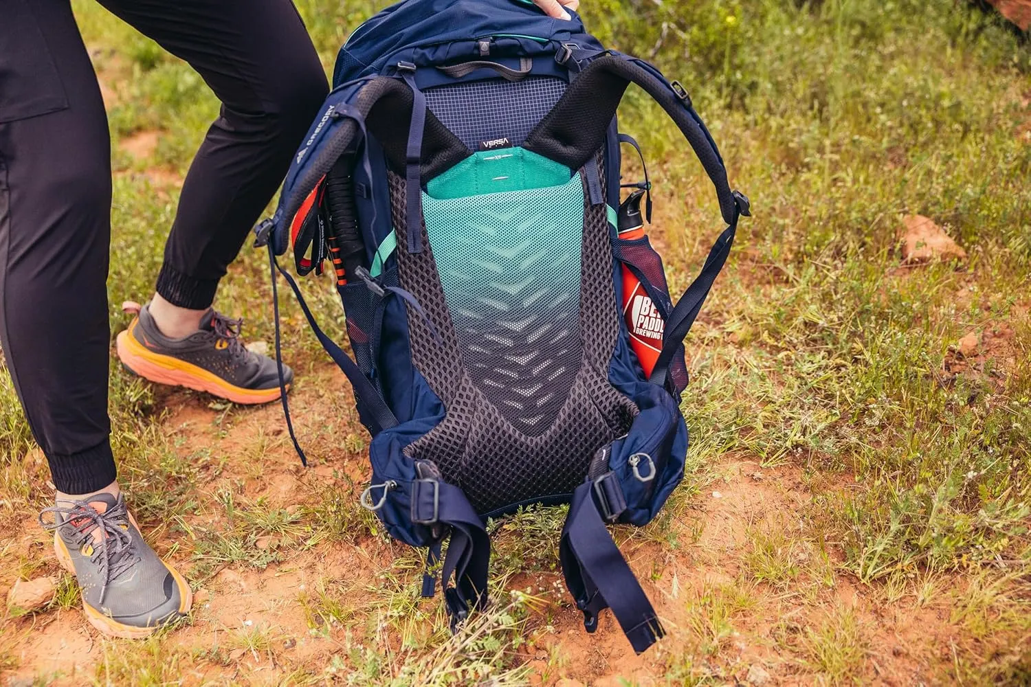 Gregory Amber 68L Women's Dayhiking/Backpacking Pack, with Breathable Backpanel and Comfort 3d Waistbelt, One Size Fits All, Coral Blue