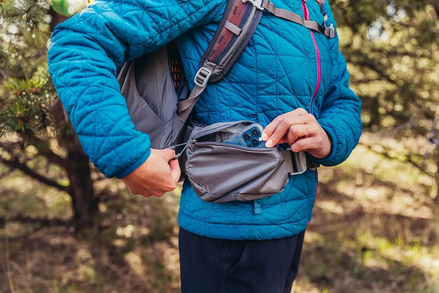 Gregory Facet 45L Women's Ultralight Backpacking Pack with Freefloat Suspension, Aluminum Frame, Ventilated Backpanel, Medium, Sunset Grey
