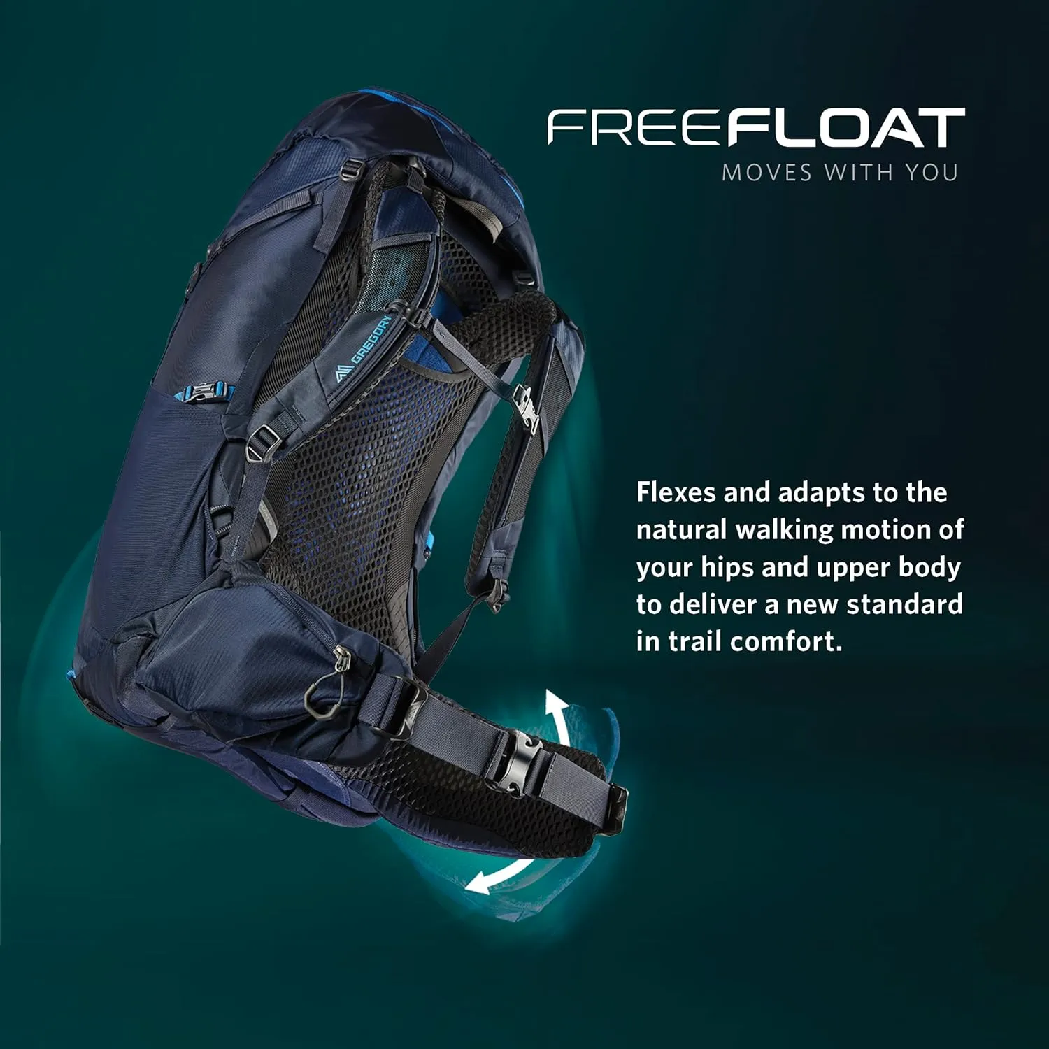 Gregory Jade 28L Women's Day Hiking Backpack, Ventilated Backpanel, Built-In Hydration Attachment for Bladder (Reservoir Not Included), Small/Medium, Midnight Navy
