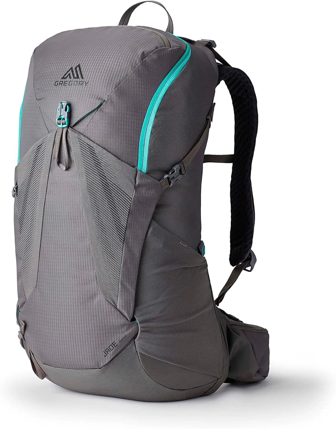 Gregory Jade 28L Women's Day Hiking Backpack, Ventilated Backpanel, Built-In Hydration Attachment for Bladder (Reservoir Not Included), Small/Medium, Mist Grey