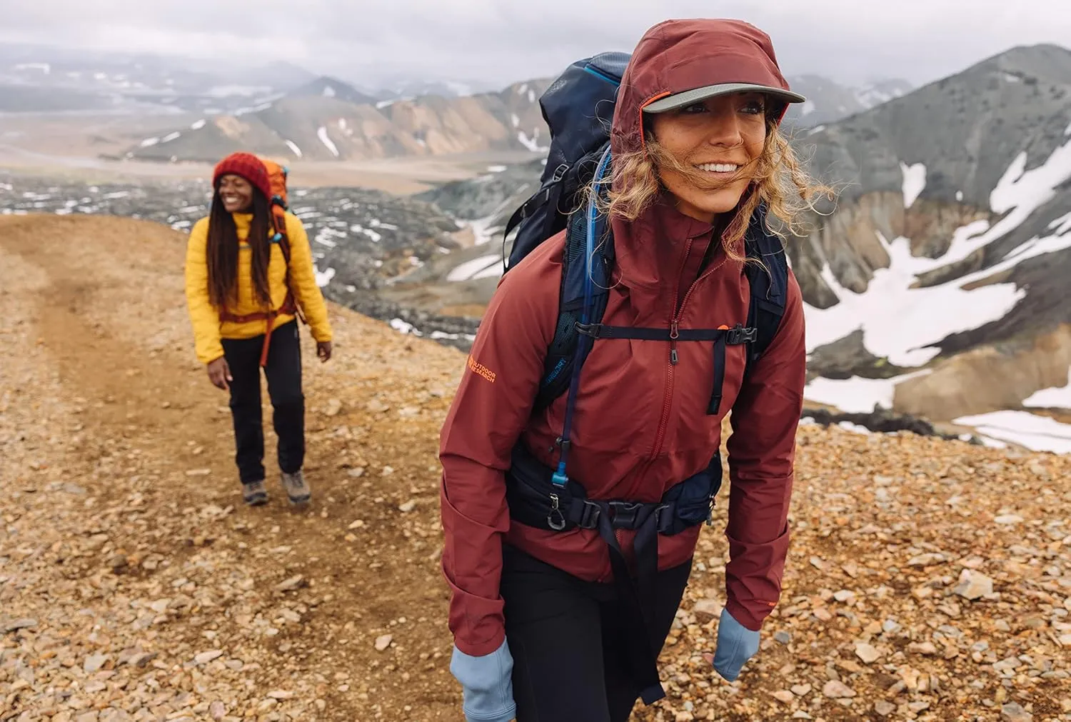Gregory Jade 53L Women's Day Hiking Backpack, Ventilated Backpanel, Built-In Hydration Attachment for Bladder (Reservoir Not Included), Small/Medium, Midnight Navy