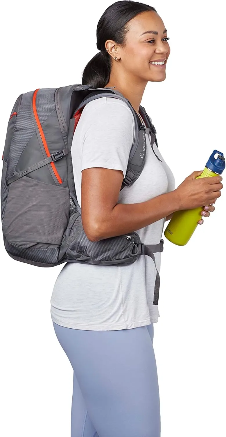 Gregory Maya 25L Women's Day Hiking Backpack, Ventilated Backpanel, Built-In Hydration Attachment for Water Bladder (Reservoir Not Included), One Size Fits All, Storm Blue