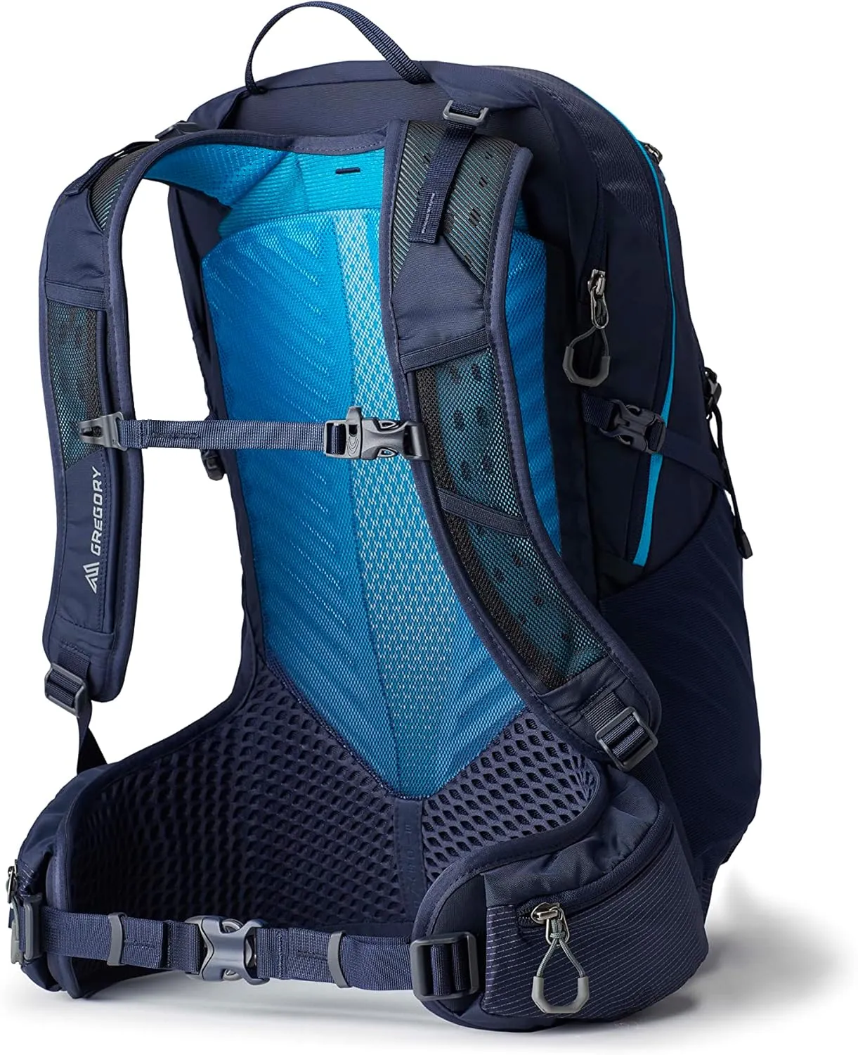 Gregory Maya 25L Women's Day Hiking Backpack, Ventilated Backpanel, Built-In Hydration Attachment for Water Bladder (Reservoir Not Included), One Size Fits All, Storm Blue