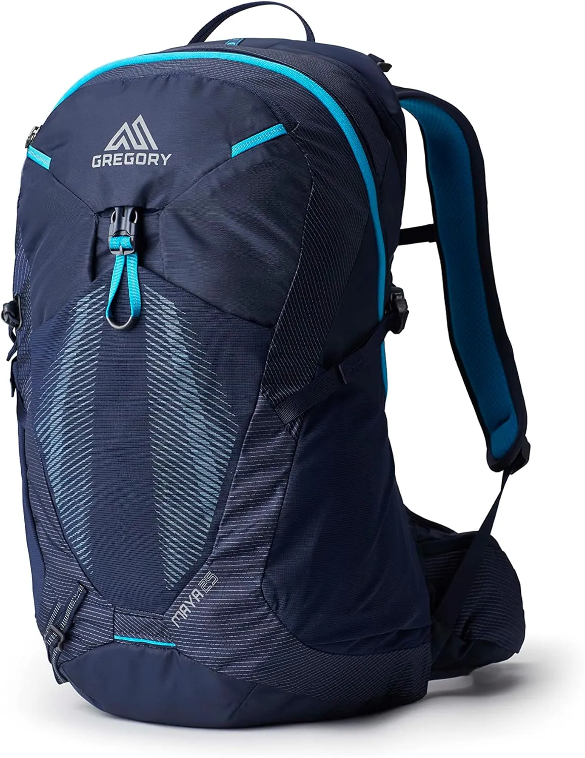Gregory Maya 25L Women's Day Hiking Backpack, Ventilated Backpanel, Built-In Hydration Attachment for Water Bladder (Reservoir Not Included), One Size Fits All, Storm Blue