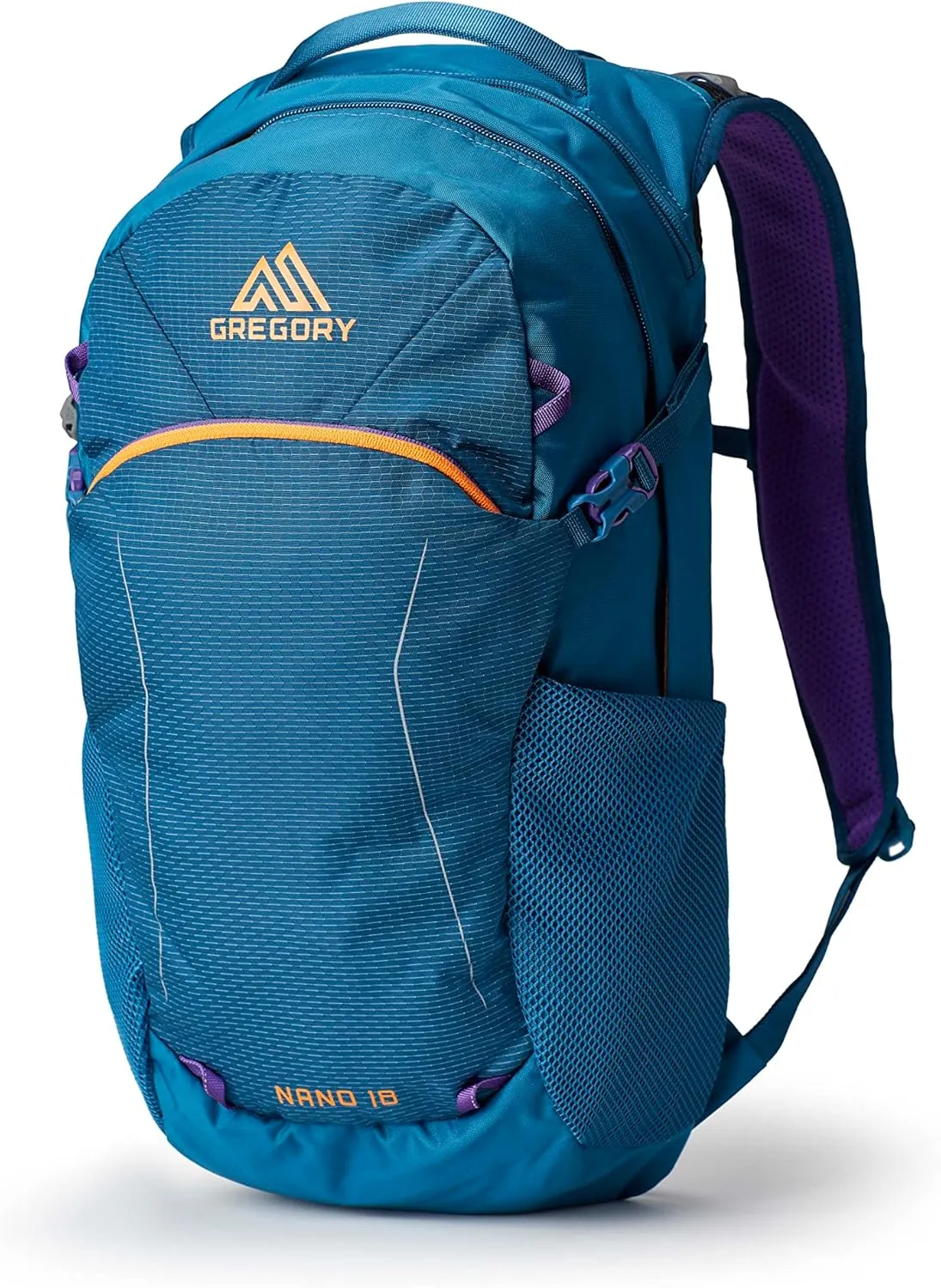 Gregory Nano 18L Unisex Day Hiking/Commuter/Active Travel Backpack, Breathable Backpanel, Hydration Port, One Size Fits All, Icon Teal