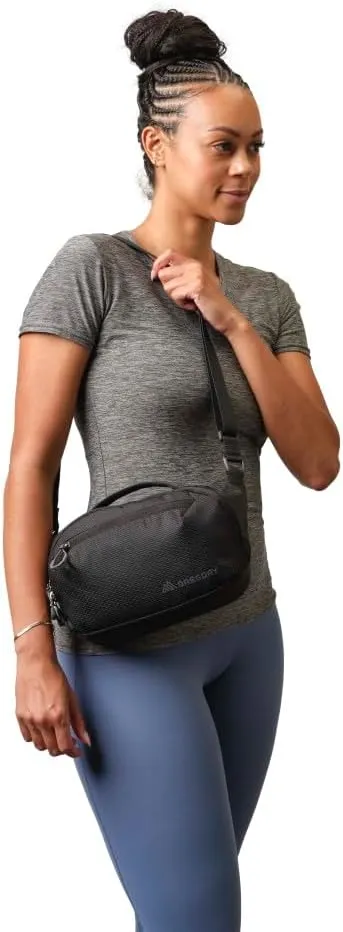 Gregory Nano Unisex Day Hiking/Commuter/Active Travel Shoulder Bag, One Size Fits All, Optic Black