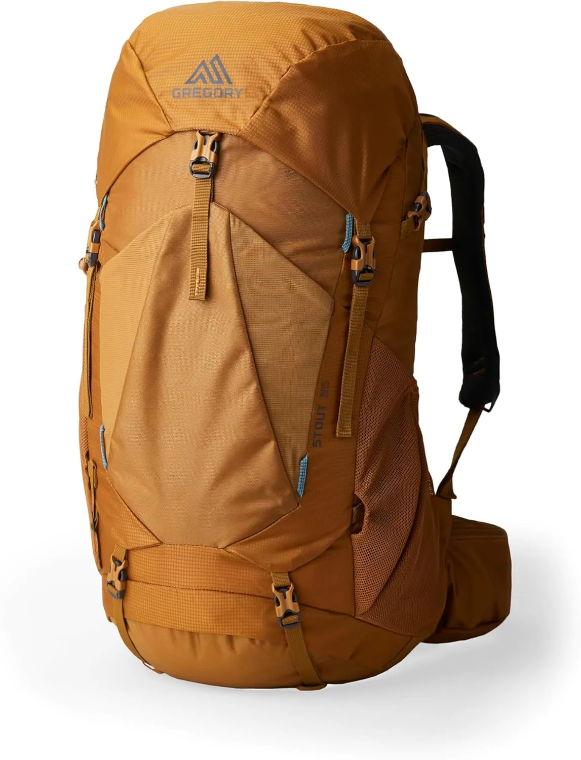 Gregory Stout 35L Unisex Backpacking Pack, Breathable Backpanel, Internal Hydration Sleeve for Water Reservoir (Bladder Not Included), One Size Fits All, Sandstone