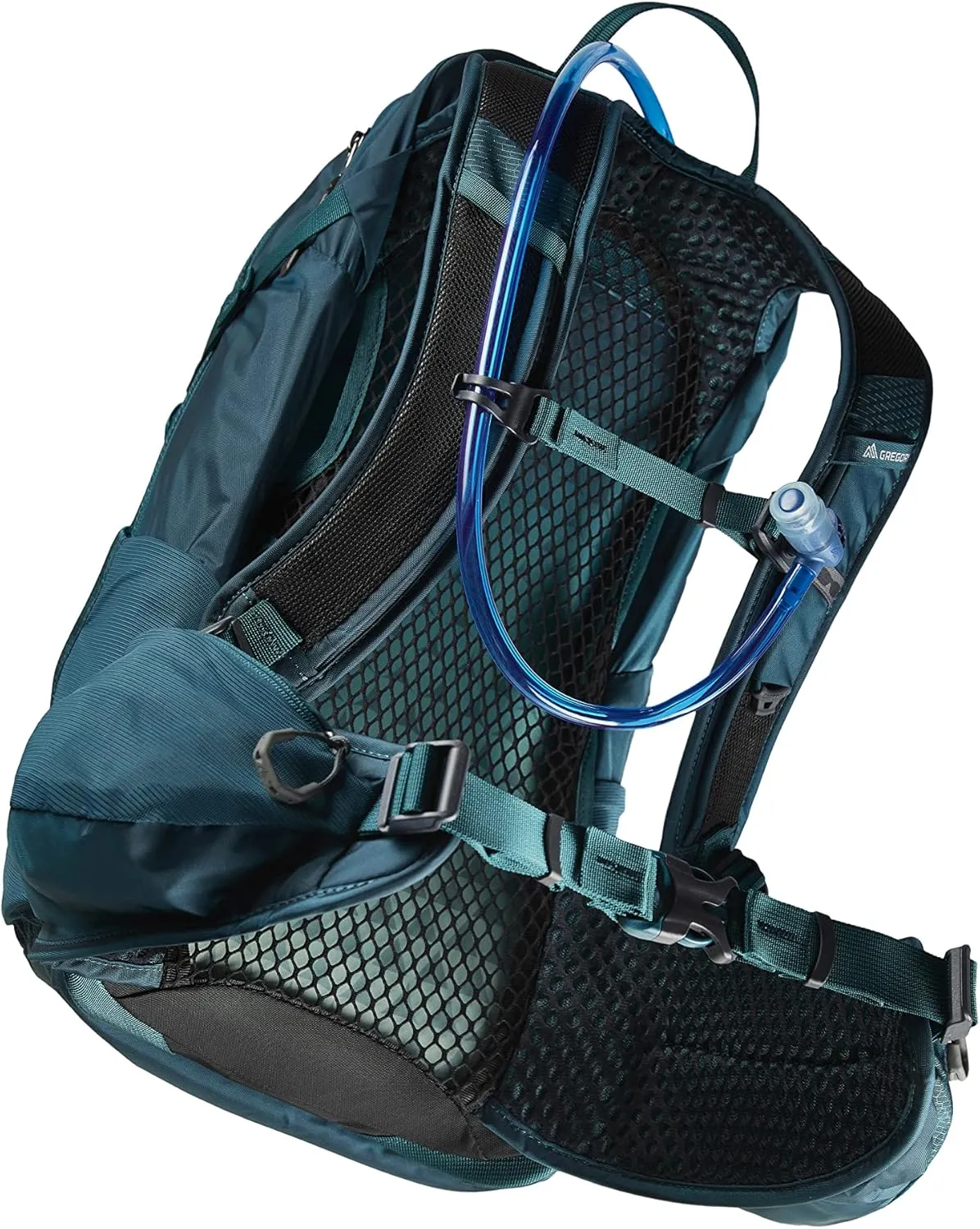 Gregory Sula 16L H2O Unisex Day Hiking/Backpacking Hydration/Mountain Biking Backpack, 3L Water Reservoir/Bladder Included, One Size Fits All, Antigua Green
