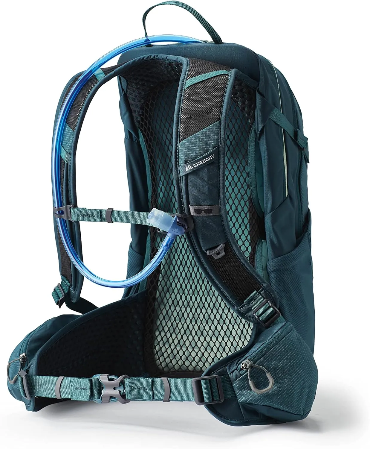 Gregory Sula 16L H2O Unisex Day Hiking/Backpacking Hydration/Mountain Biking Backpack, 3L Water Reservoir/Bladder Included, One Size Fits All, Antigua Green