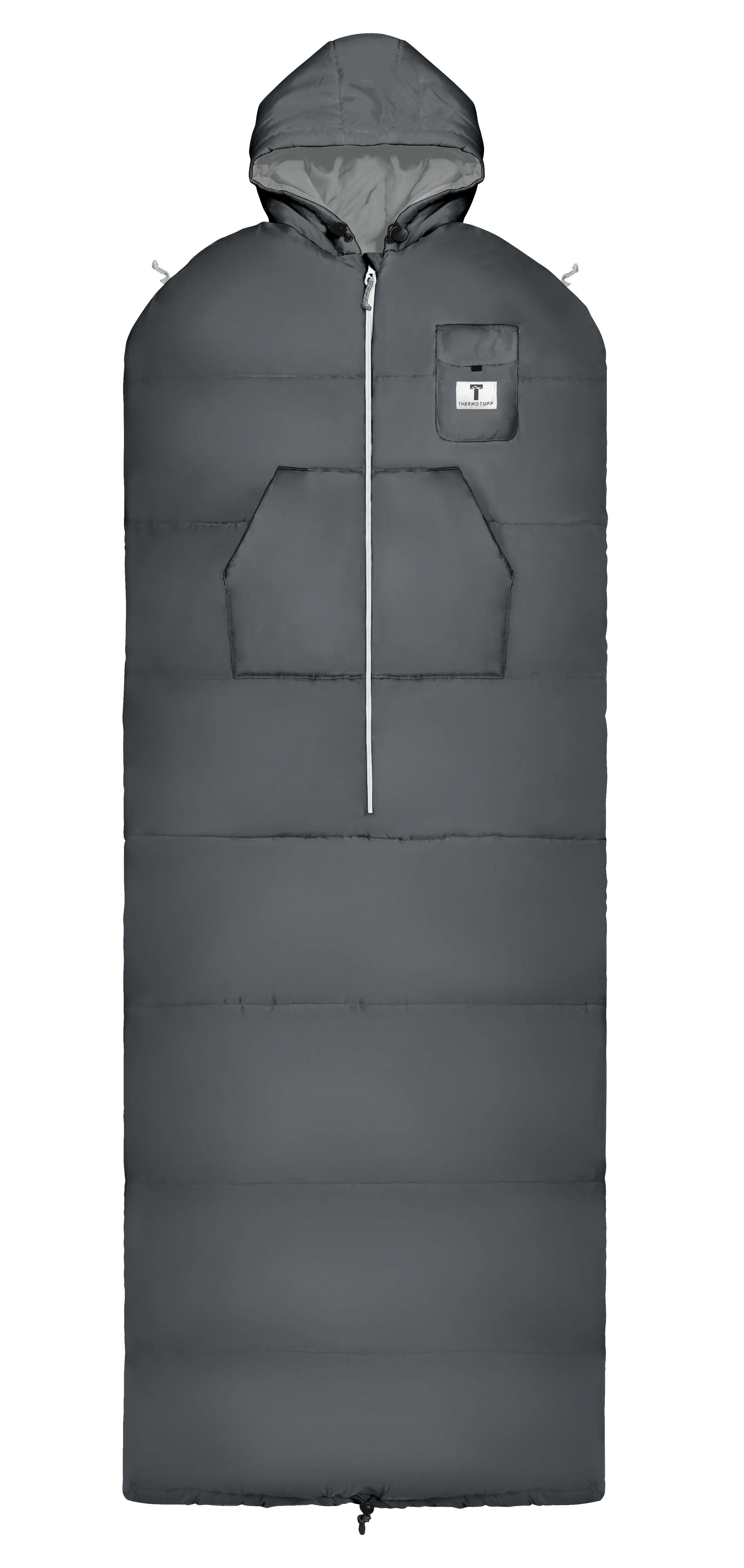 Grey Sleevless Sleeping Bag Jacket L-XXL