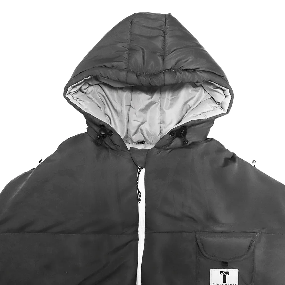 Grey Sleevless Sleeping Bag Jacket L-XXL