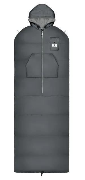 Grey Sleevless Sleeping Bag Jacket L-XXL