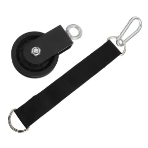 Gym Cable Pulley System Rope Pulley Kit Wheel Sturdy Nylon for Indoor Outdoor Use