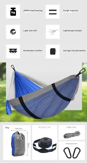 Hammock Tent Heavy Duty Portable Camping Hammock with net Travel Backpacking Hiking Outdoor