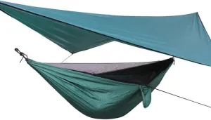 Hammock,camping Hammock,Hammock with Canopy, Sunshade, Anti-mosquito Net, Rainproof, Can Be Used by Two People, Suitable for Parks, Beaches and Camping and Other Outdoor Places(Green)