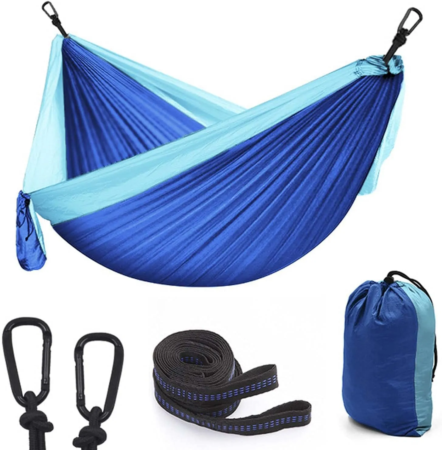 Hammocks for Outside 2 Person Heavy Duty, Hammocks for Trees Chair, Hammock Camping with Net, Quick Dry Hammock, for Backyard, Porch, Outdoor and Indoor Use