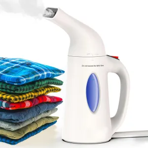 Handheld Garment Steamer for Clothes, Portable Clothes Steamer Remove Wrinkle, Ideal for ALL Fabrics, 10 minutes Continuous Steam, One button Design, Easy to Use