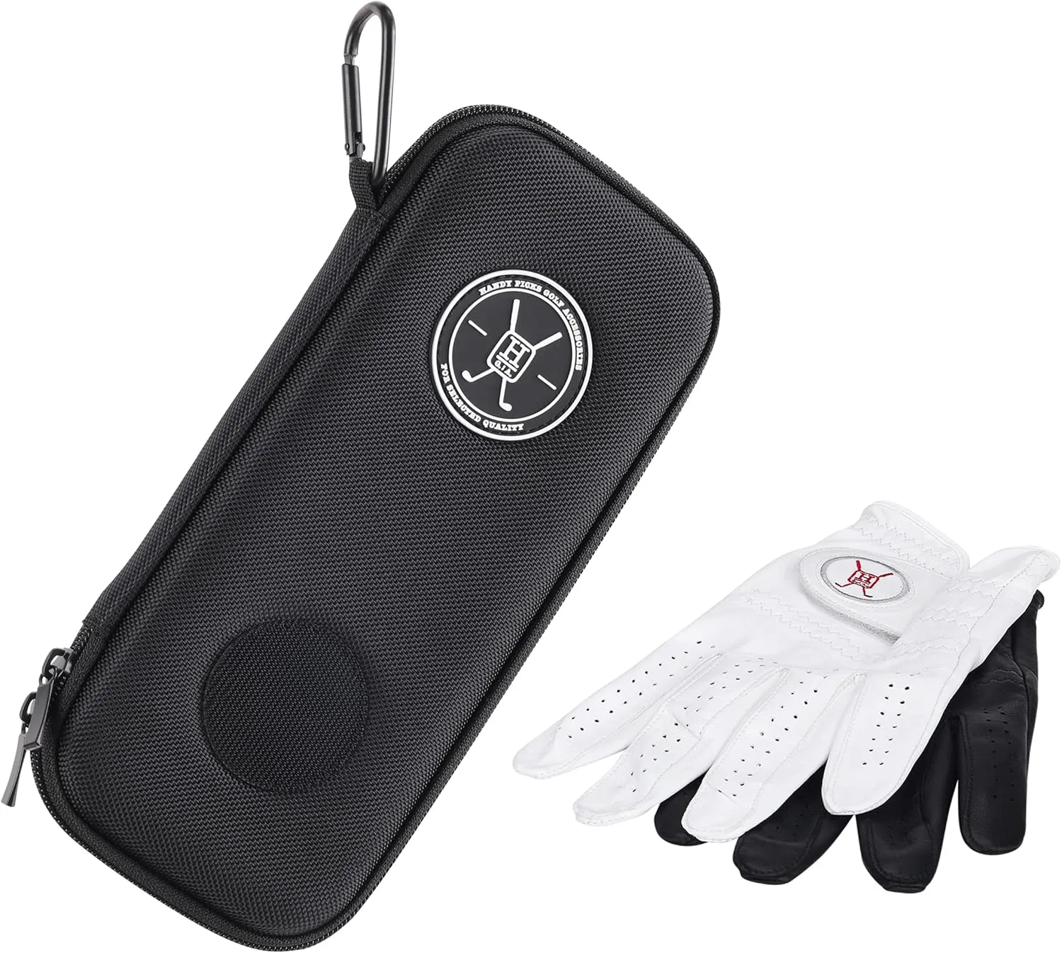 Handy Picks Performance Golf Glove Case - Golf Gloves Holder Case That Protects n Keeps Your Golf Gloves Neat n Dry - Air Flows Through on The Back Cover to Let The Moisture Out