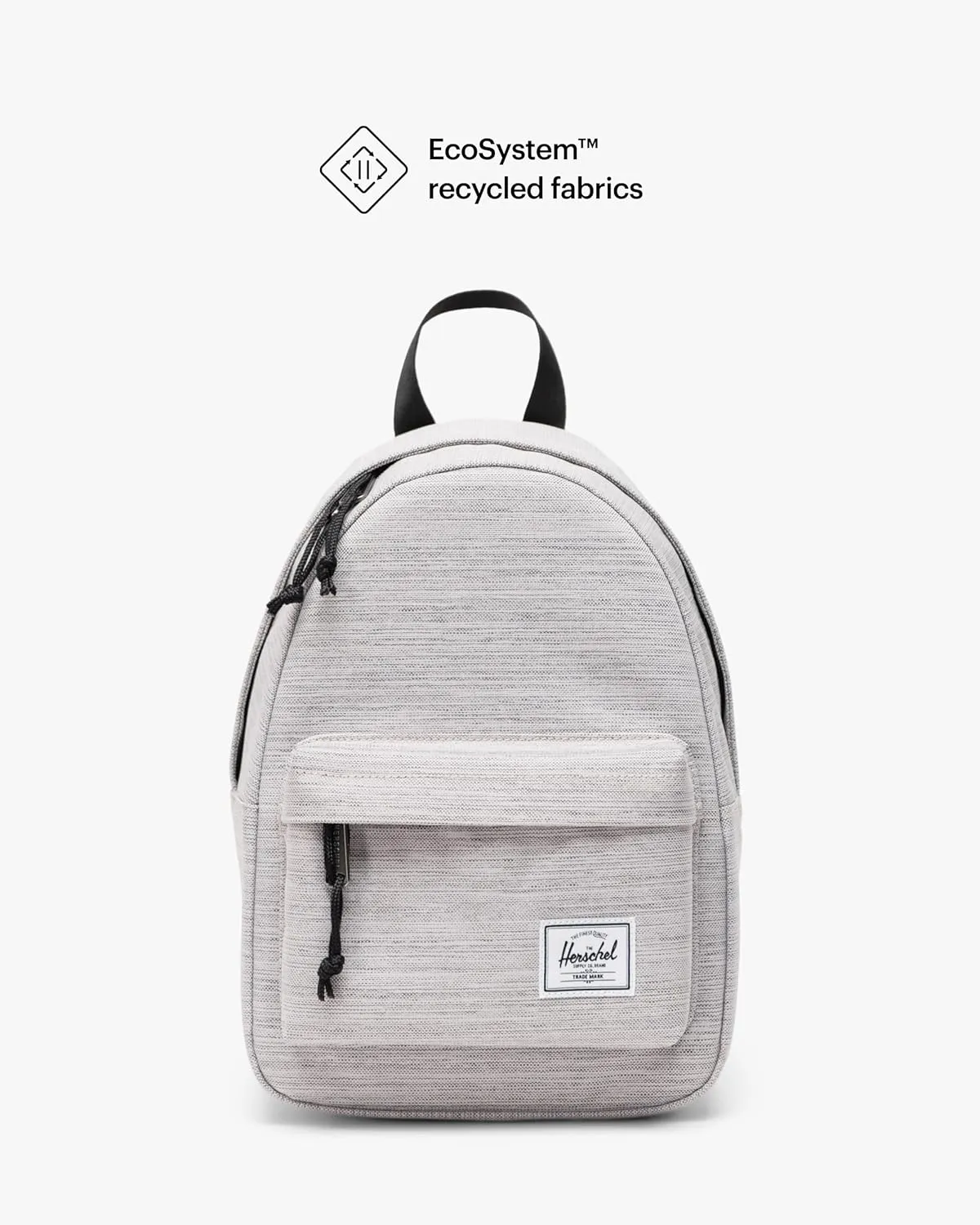Herschel Supply Co. Herschel Classic Mini Backpack, Light Grey Crosshatch, One Size