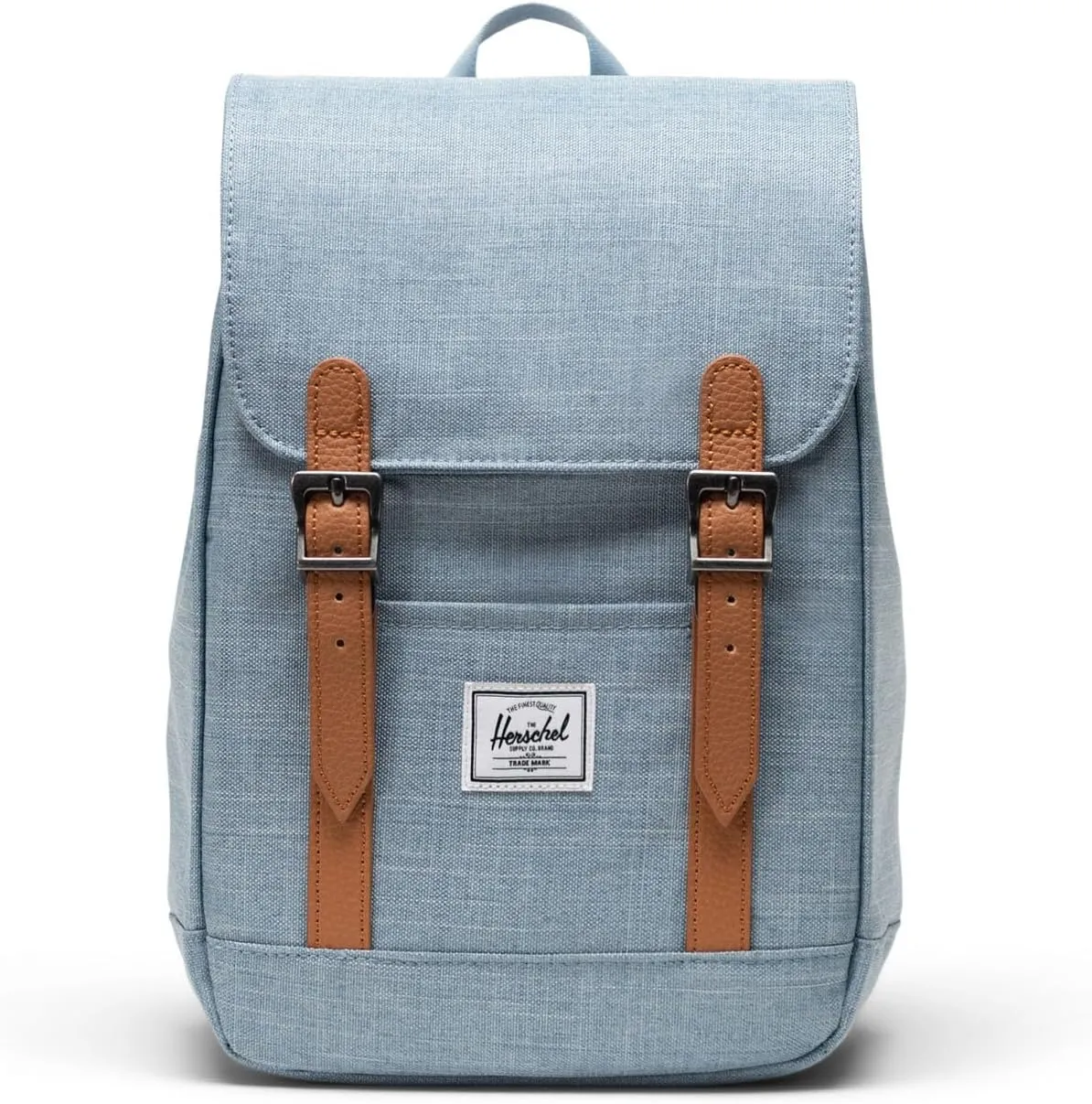 Herschel Supply Co. Unisex Retreat Backpack, Mini - 10L, Ashley Blue Crosshatch