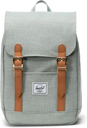 Herschel Supply Co. Unisex Retreat Backpack, Mini - 10L, Iceberg Green Crosshatch