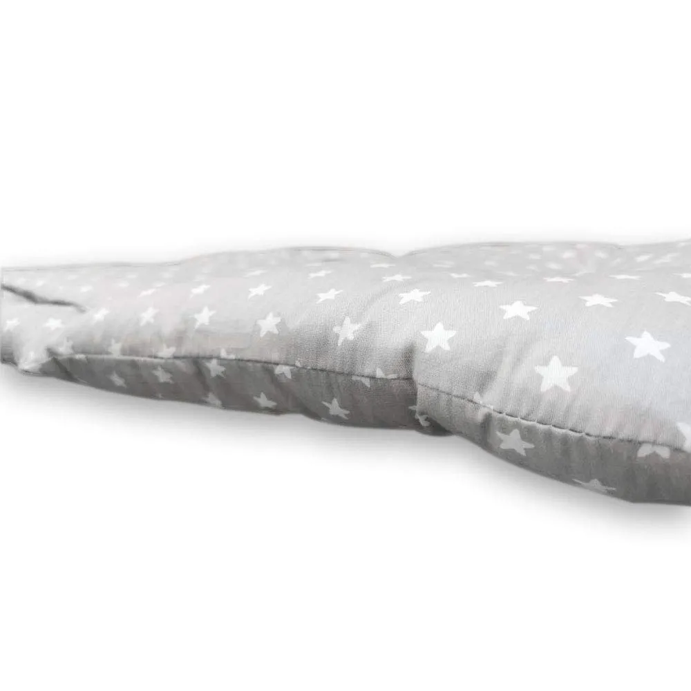 High Chair Cushion, High Chair Pad/seat Cushion/baby High Chair Cushion,soft and Comfortable,light and Breathable,make The Baby More Comfortable (gray Background Stars Pattern)