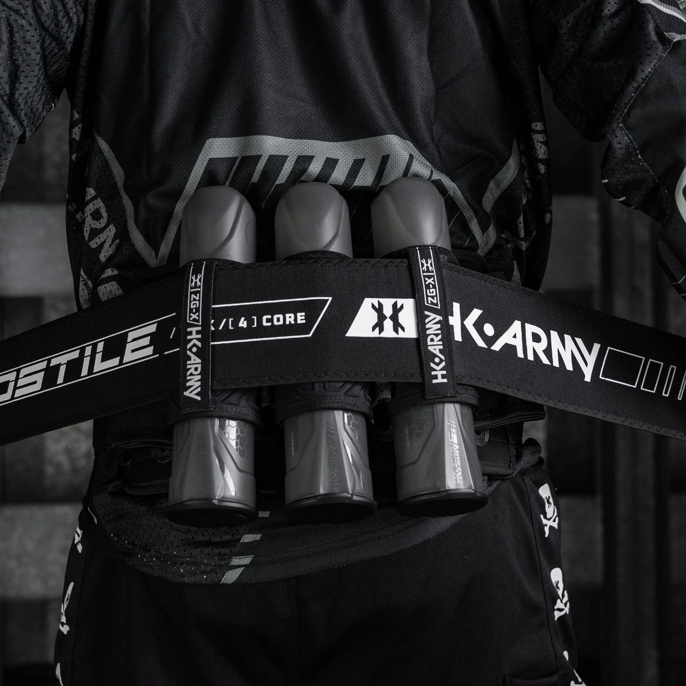 HK Army Zero-GX Strapless Paintball Pod Harness - Stealth 3 2 4