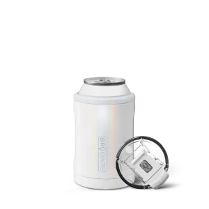 HOPSULATOR DUO 12 OZ - GLITTER WHITE