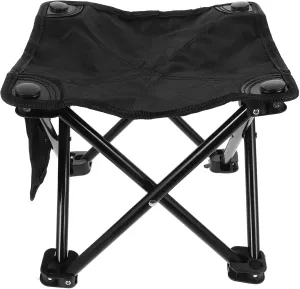 Housoutil Compact Portable Folding Stool Small Camping Chair for Outdoor Lightweight Bench