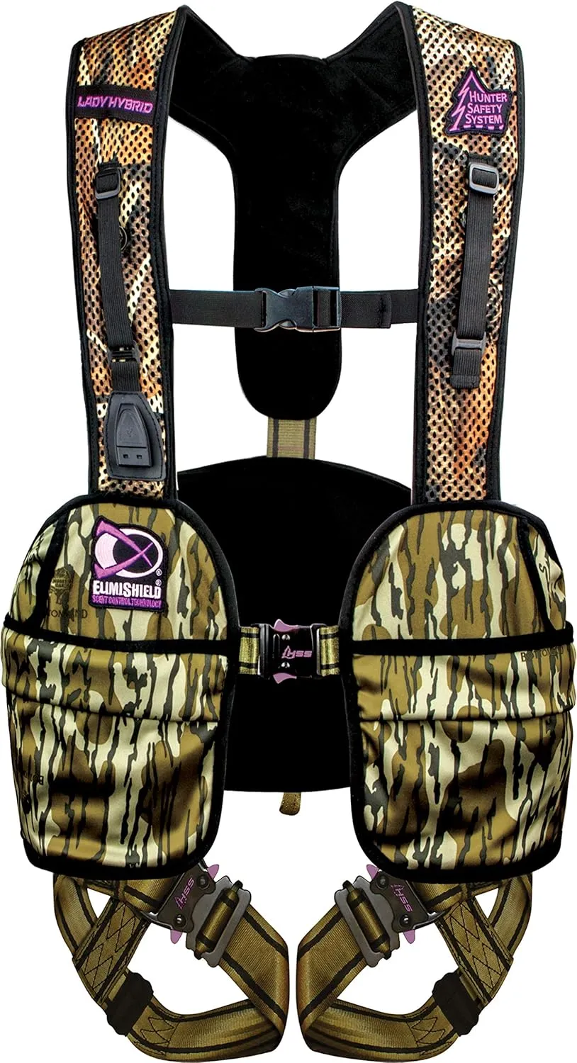 Hunter Safety System Lady Hybrid Treestand Safety Harness, Mossy Oak