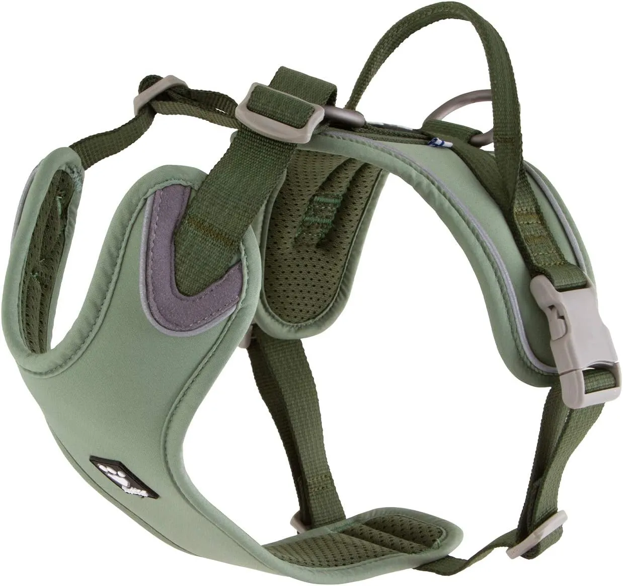 Hurtta Weekend Warrior ECO Dog Harness, Hedge, 24-32 in